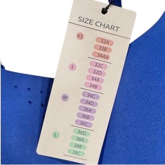 MOVE THEOLOGY High Impact Teresa Sports Blue Bra NWT Medium - Picture 10 of 14